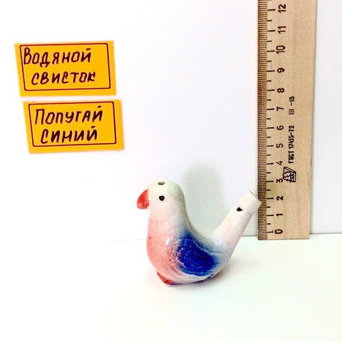 Попугай синий